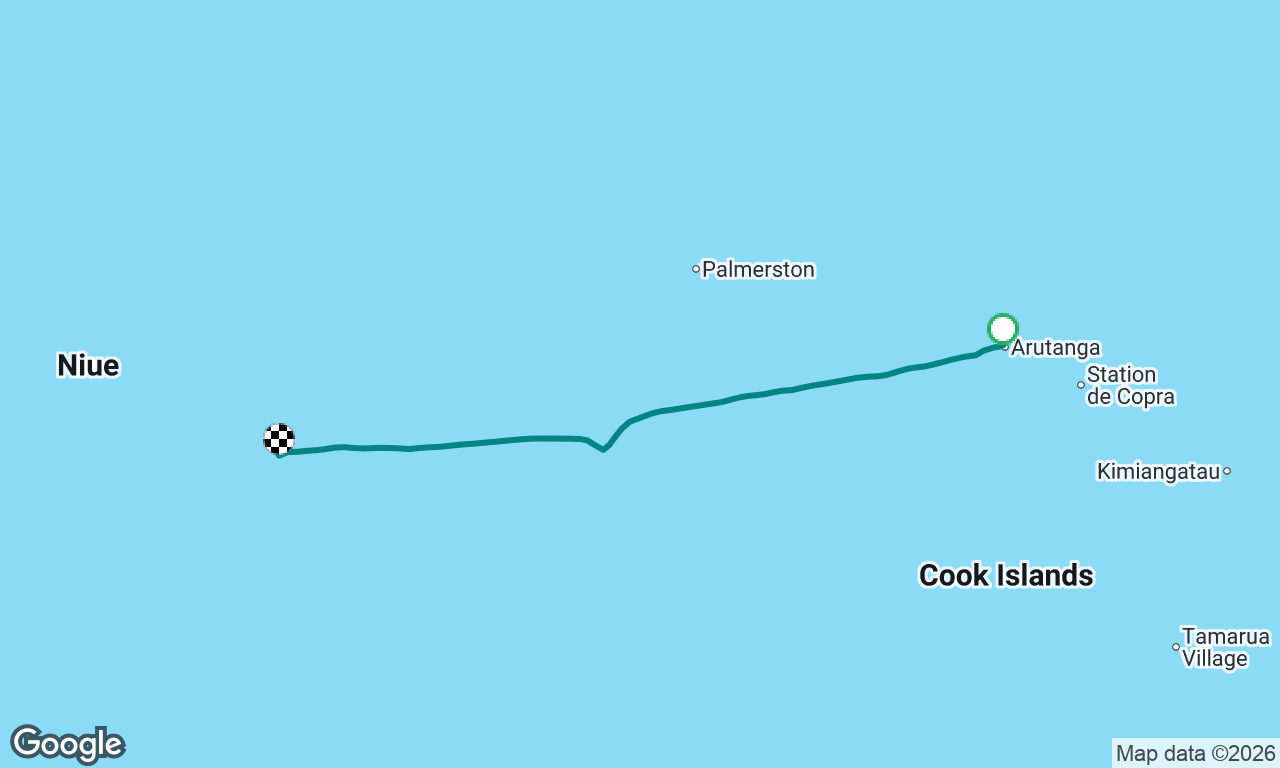 Aitutaki to Beveridge Reef