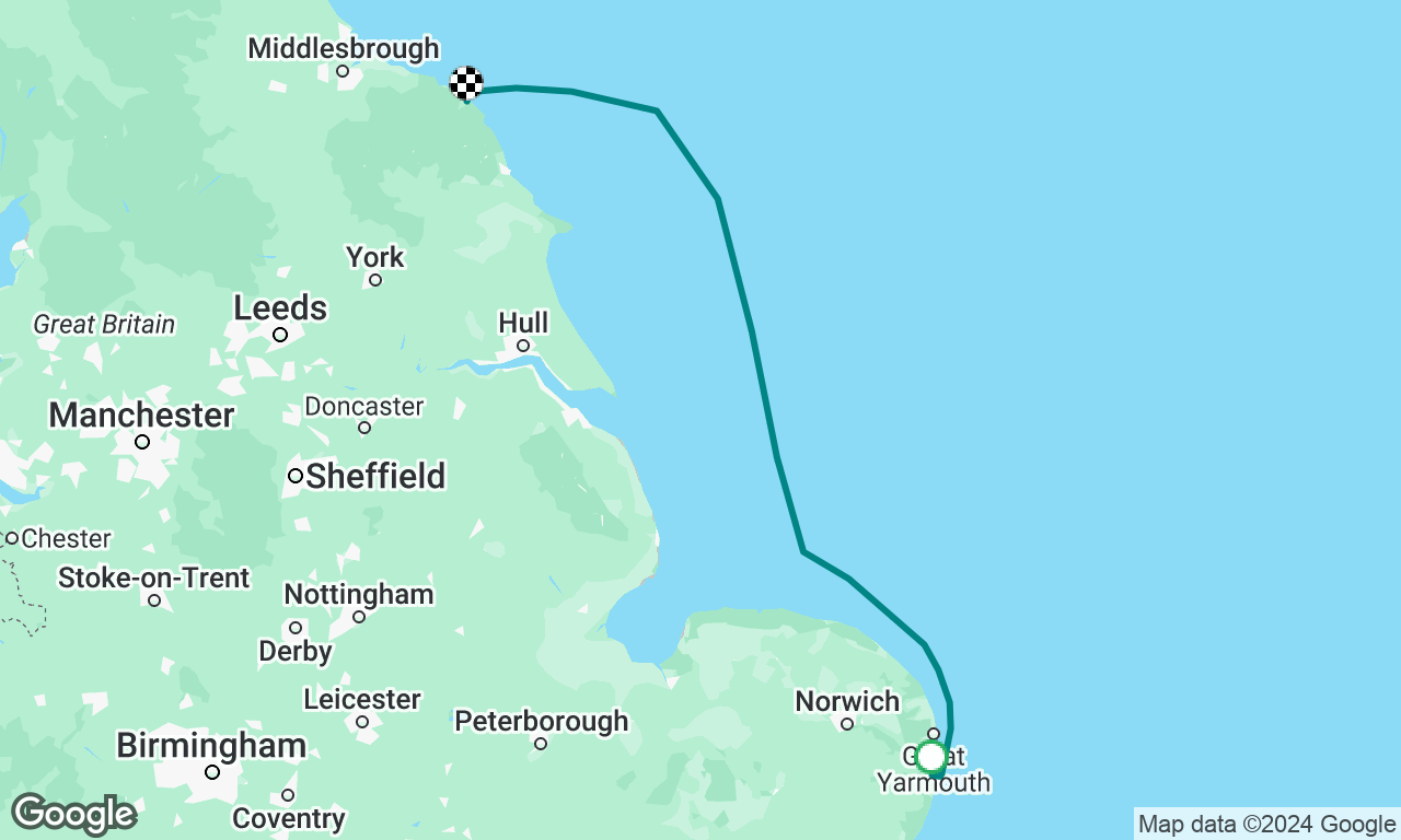 Lowestoft to Whitby 