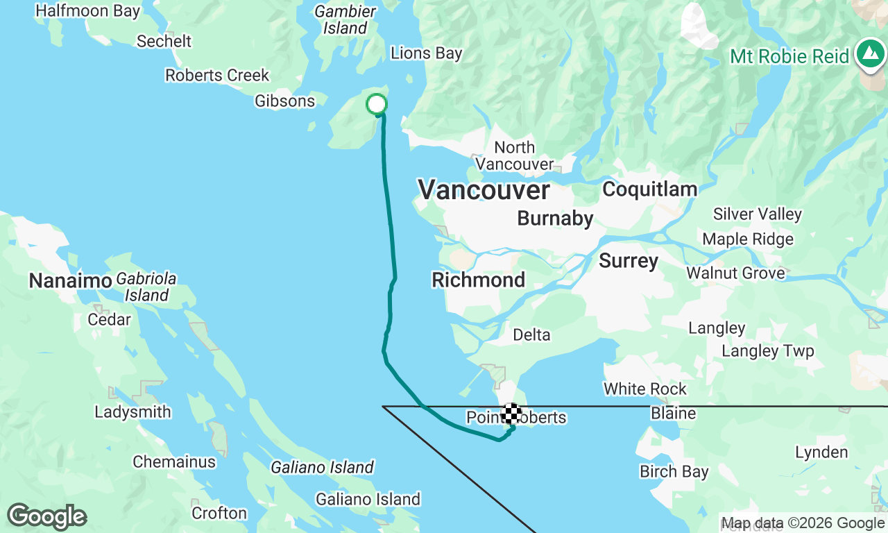 Voyage map