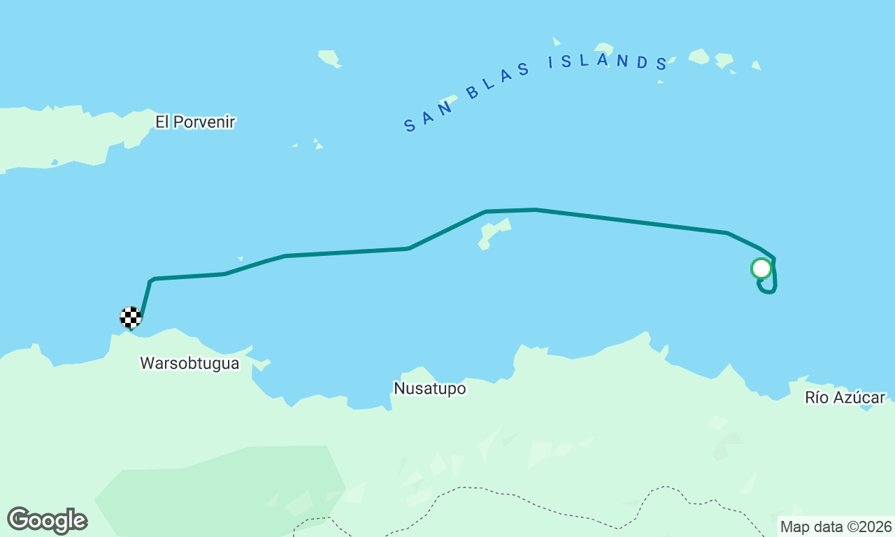 Esnasdup to Puerto Dibin, Panama