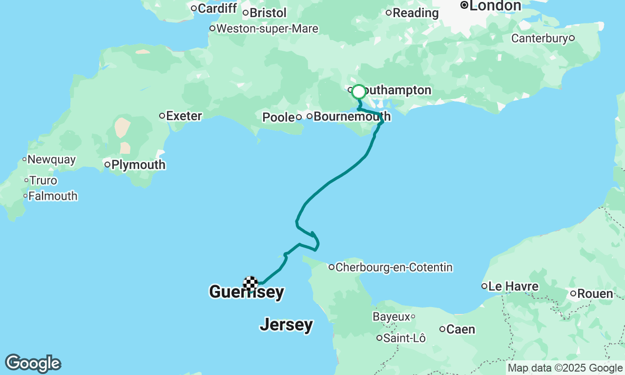 Race to Guernsey - retired in the Alderney race (strange tides!)