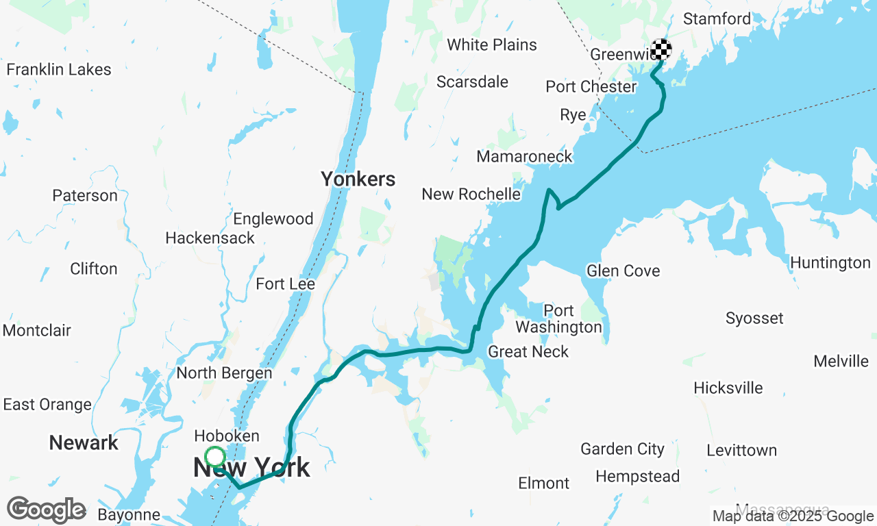 Delivery Jersey City to Greenwich