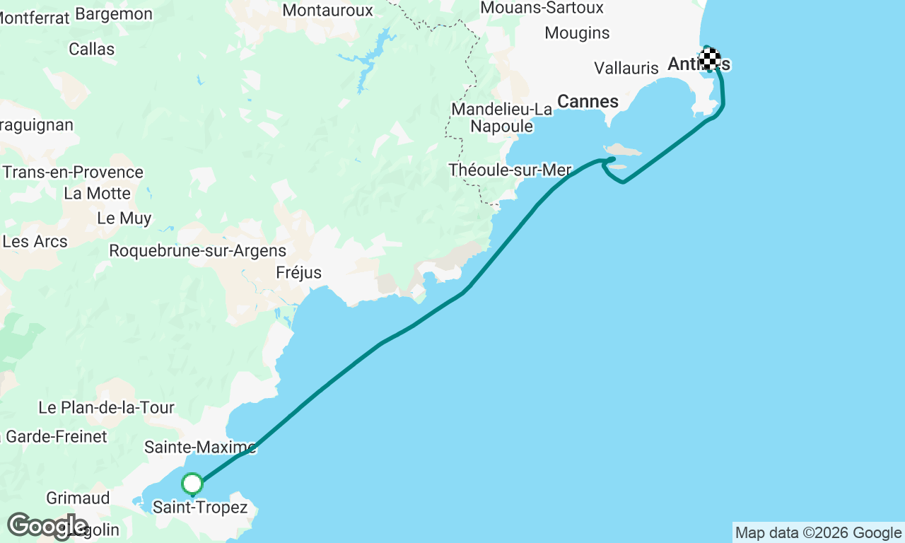 Voyage map