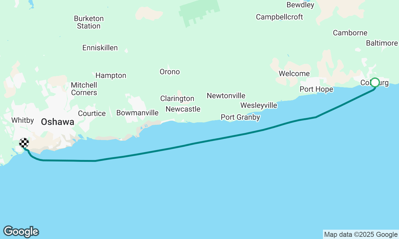 Cobourg to Whitby