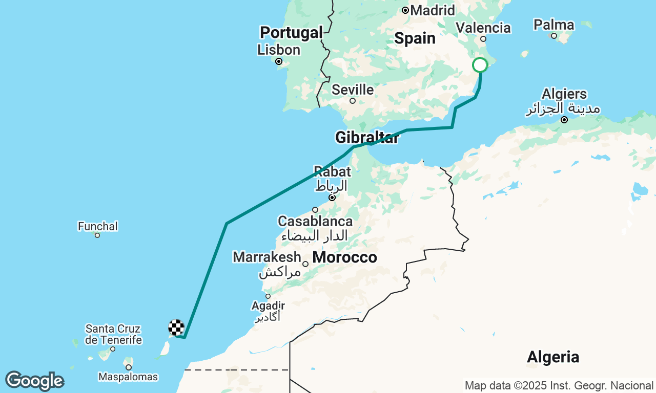 Alicante -> Lanzarote 