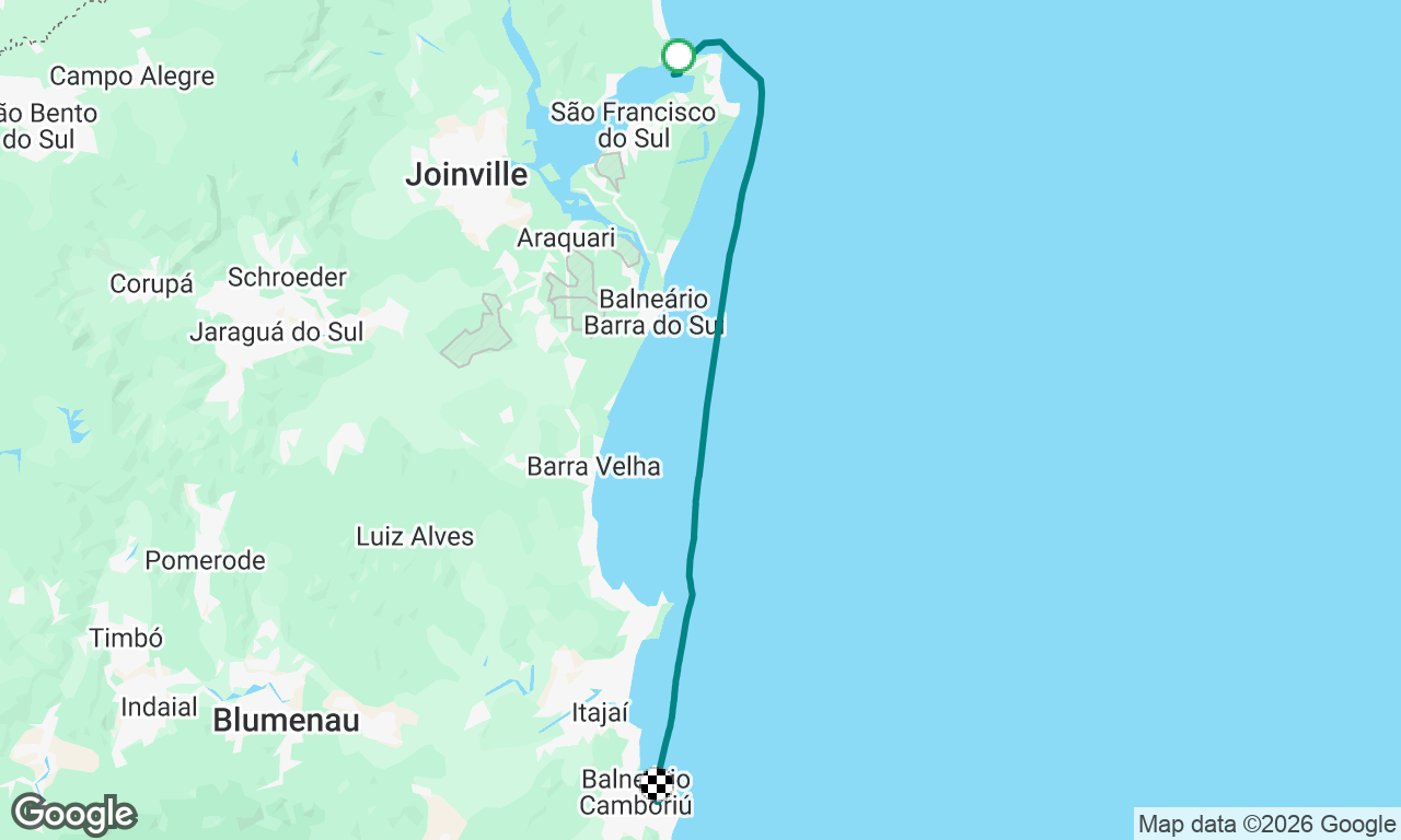 Voyage map