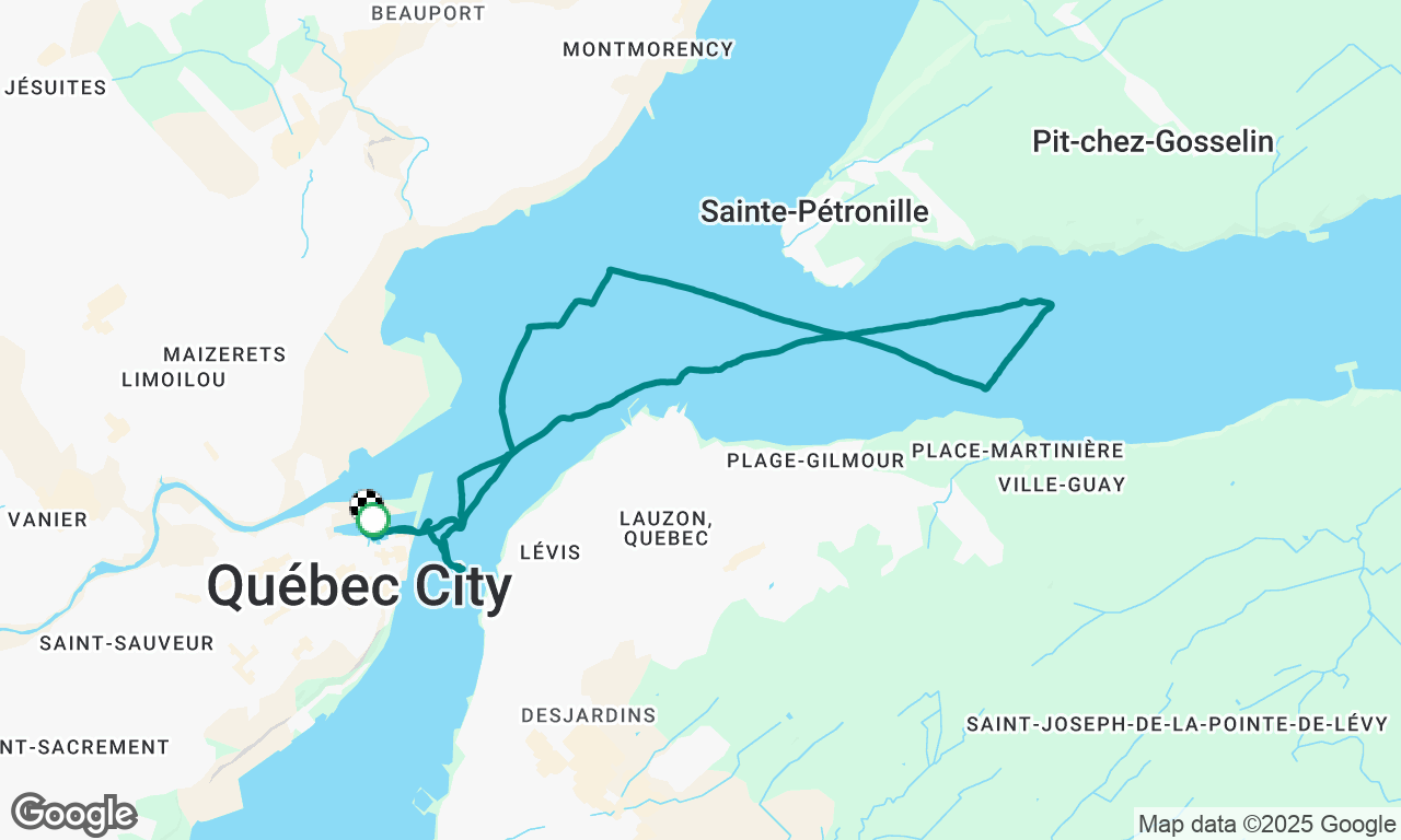 Quebec vers pylônes avec Antoine et Geneviève 