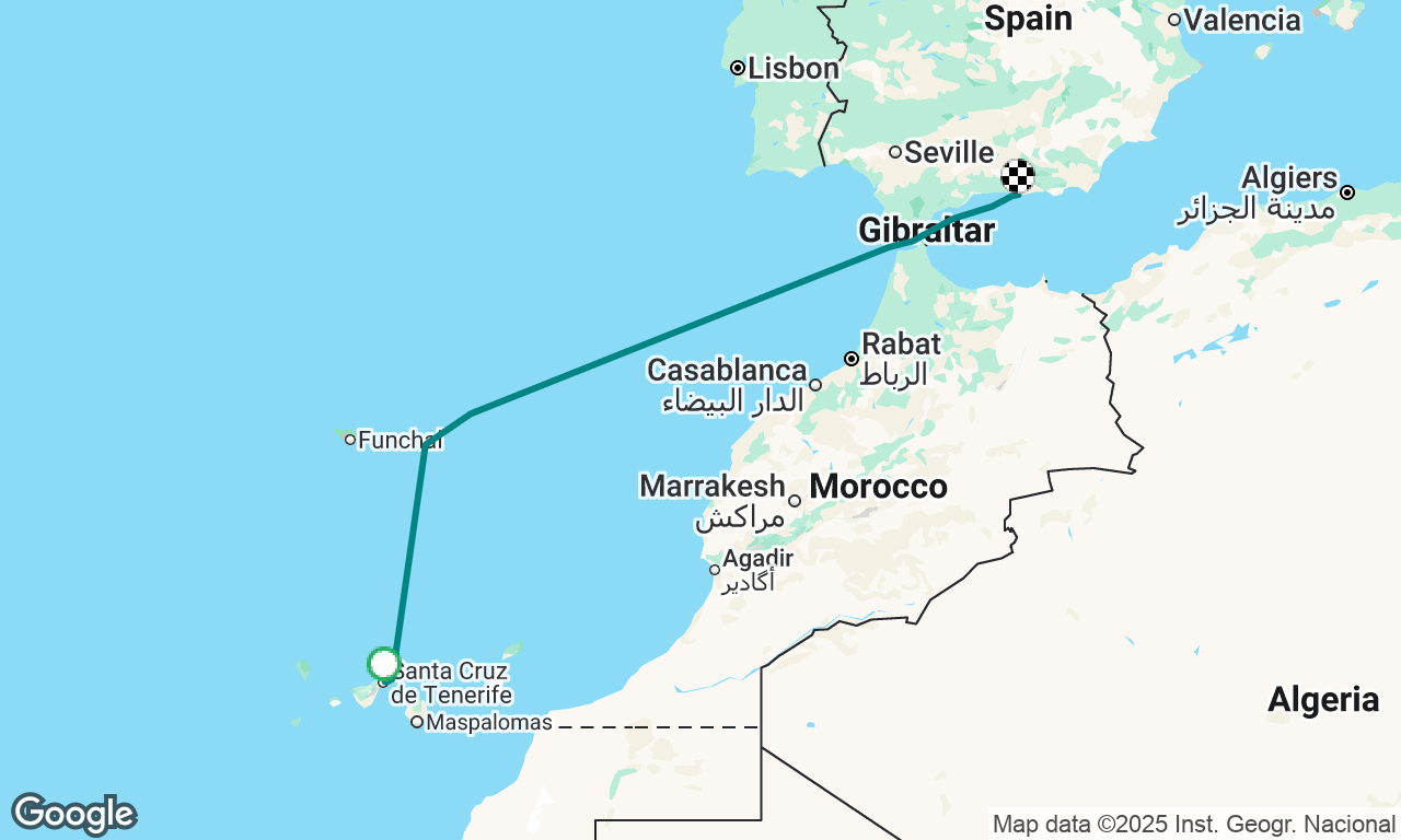 Santa Cruz to Motril (SP)