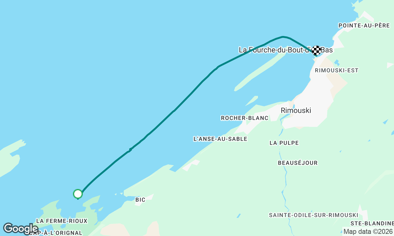 Retour à Rimouski