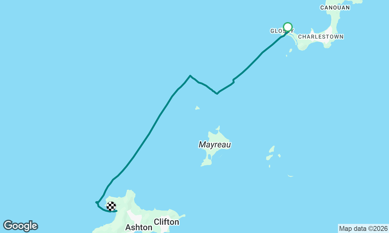 Canouan to Chatham Bay