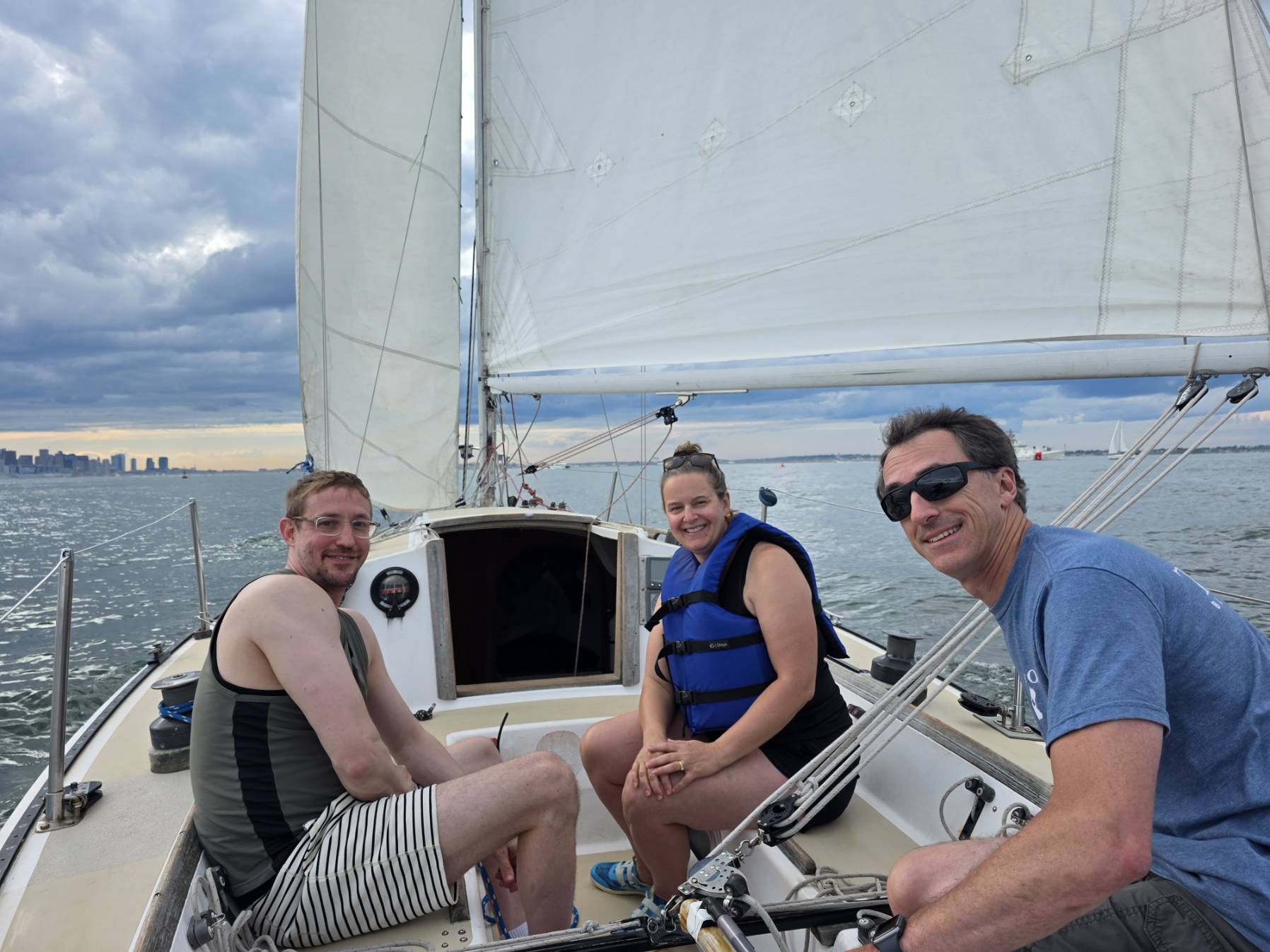 Sunset sail with Rob, Greg, and Jeannette_BC731947-0A28-4F26-8031-B3293AFEC923