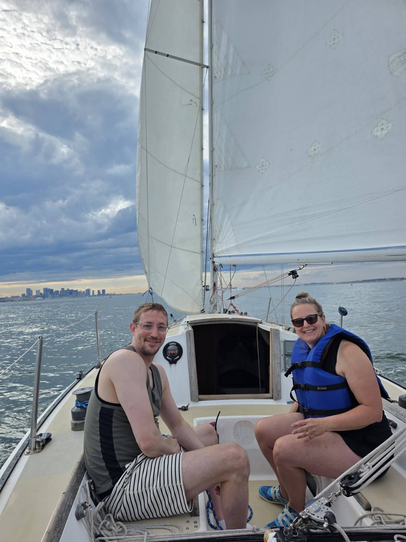 Sunset sail with Rob, Greg, and Jeannette_FB6AF9A0-EE3E-4A00-A6E1-A36F77F8E1B0