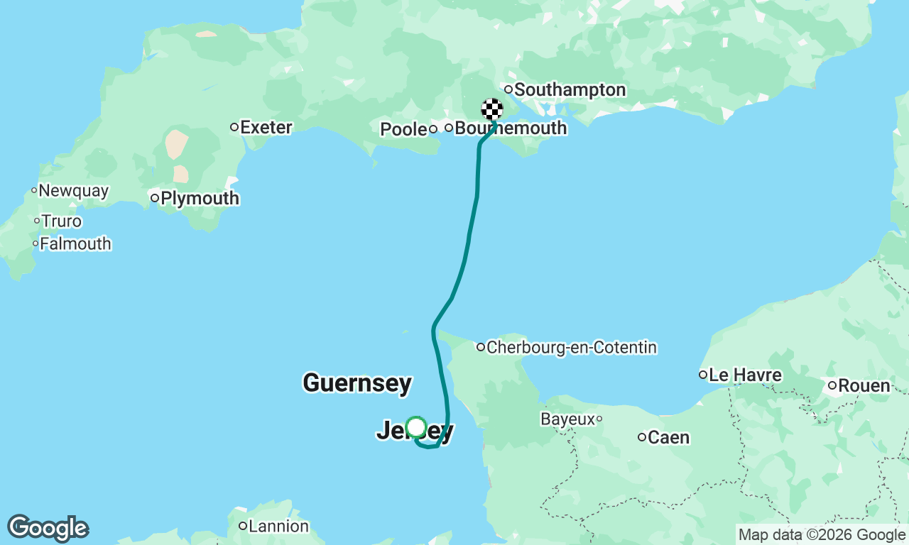 Jersey to Lymington delivery