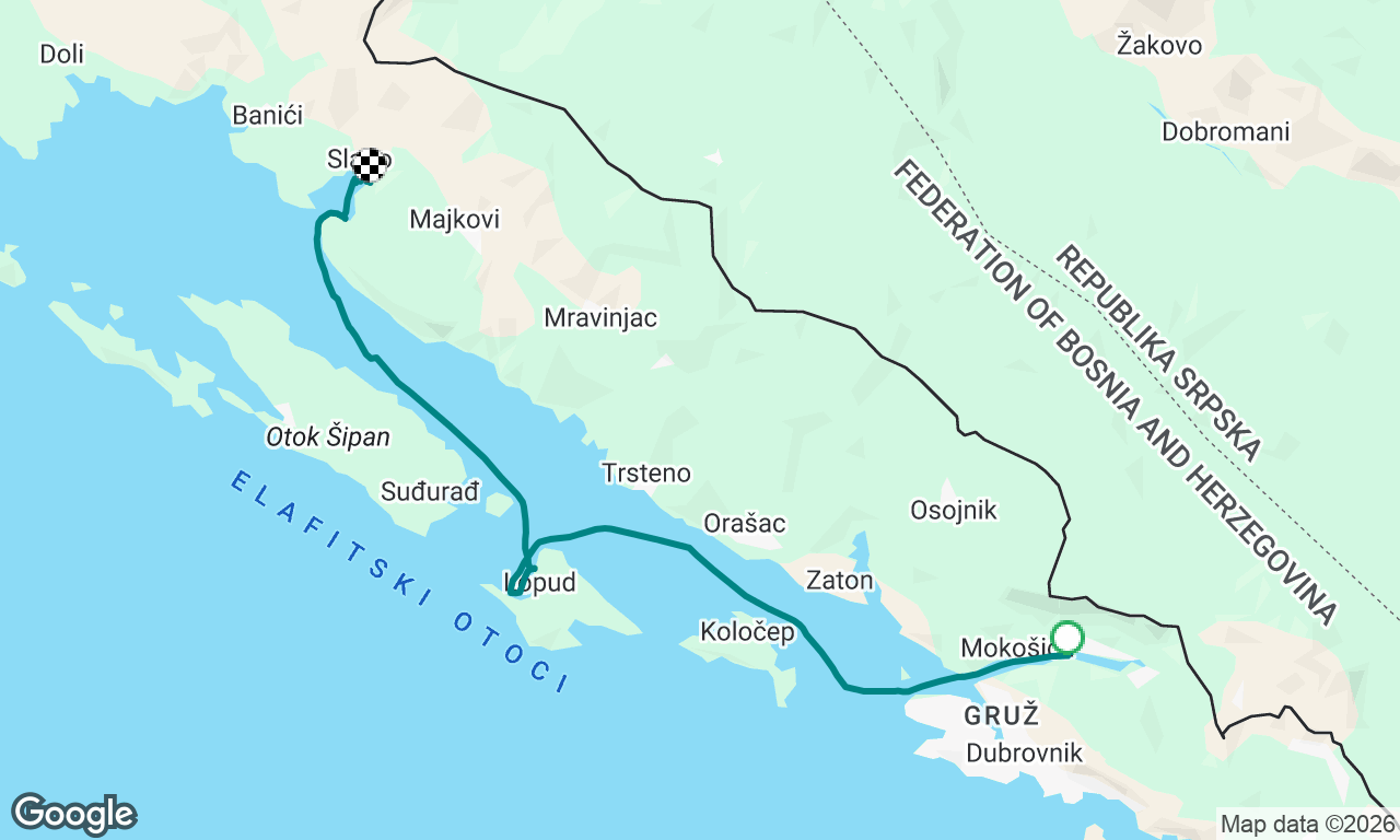 Voyage map