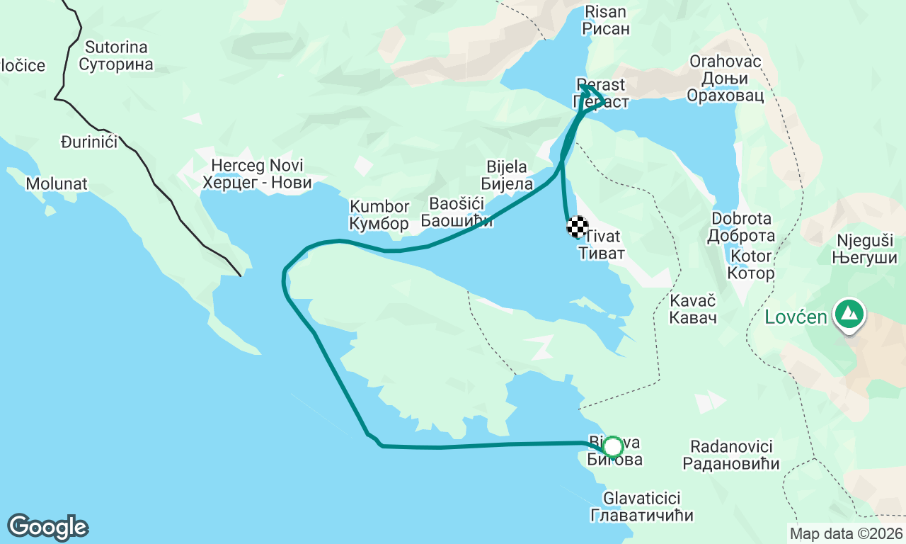 Voyage map