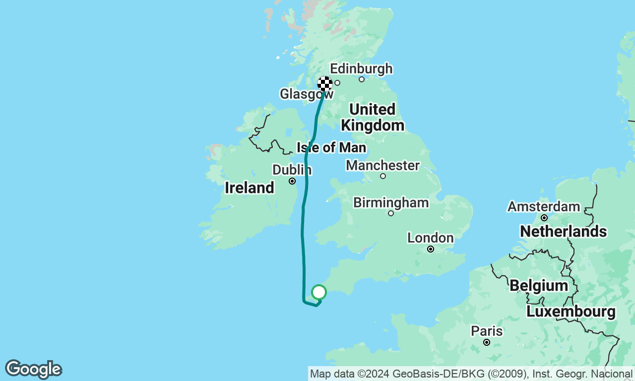 Helford to Ardrossan Harbour