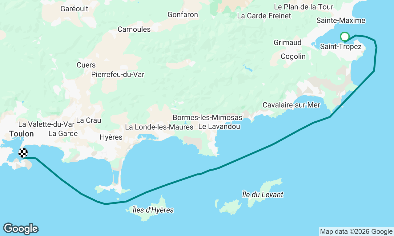 Voyage map