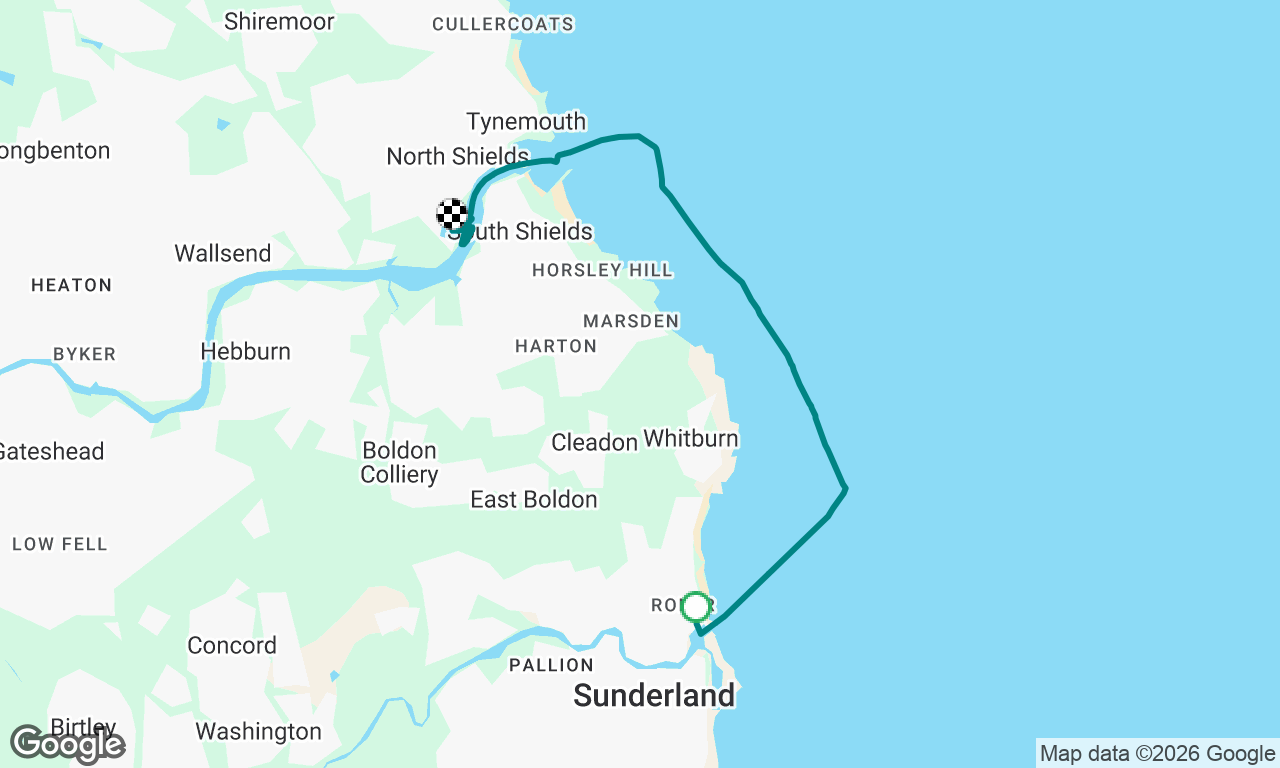 Sunderland to Royal Quays