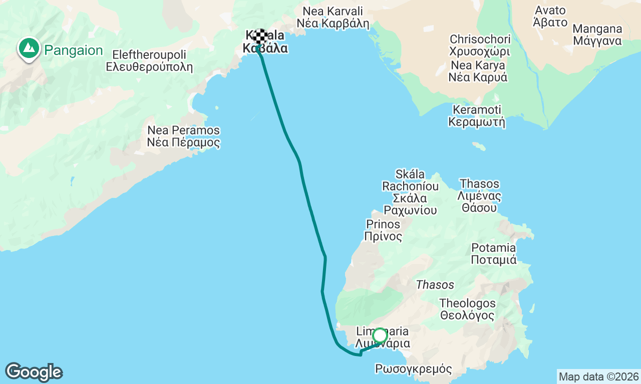 Voyage map