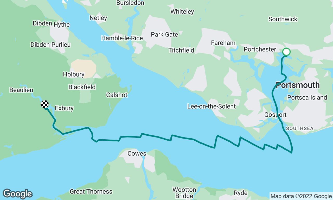 Port Solent to Beaulieu 