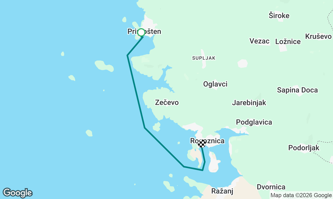 Voyage map