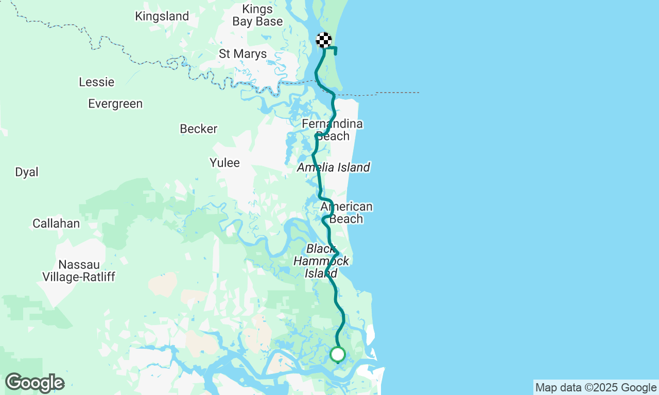 Jacksonville to Cumberland Island GA