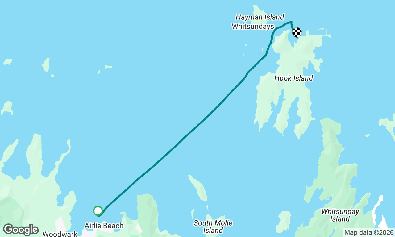 Airlie to Hook island