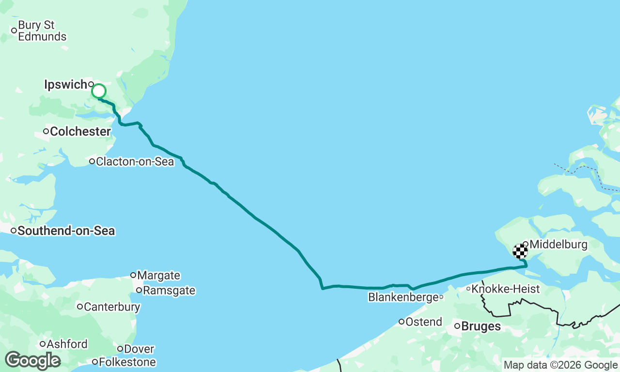 Wolvestone to Vlissingen
