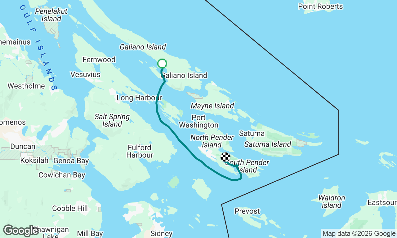 Hopping the BC gulf Islands. Day 1