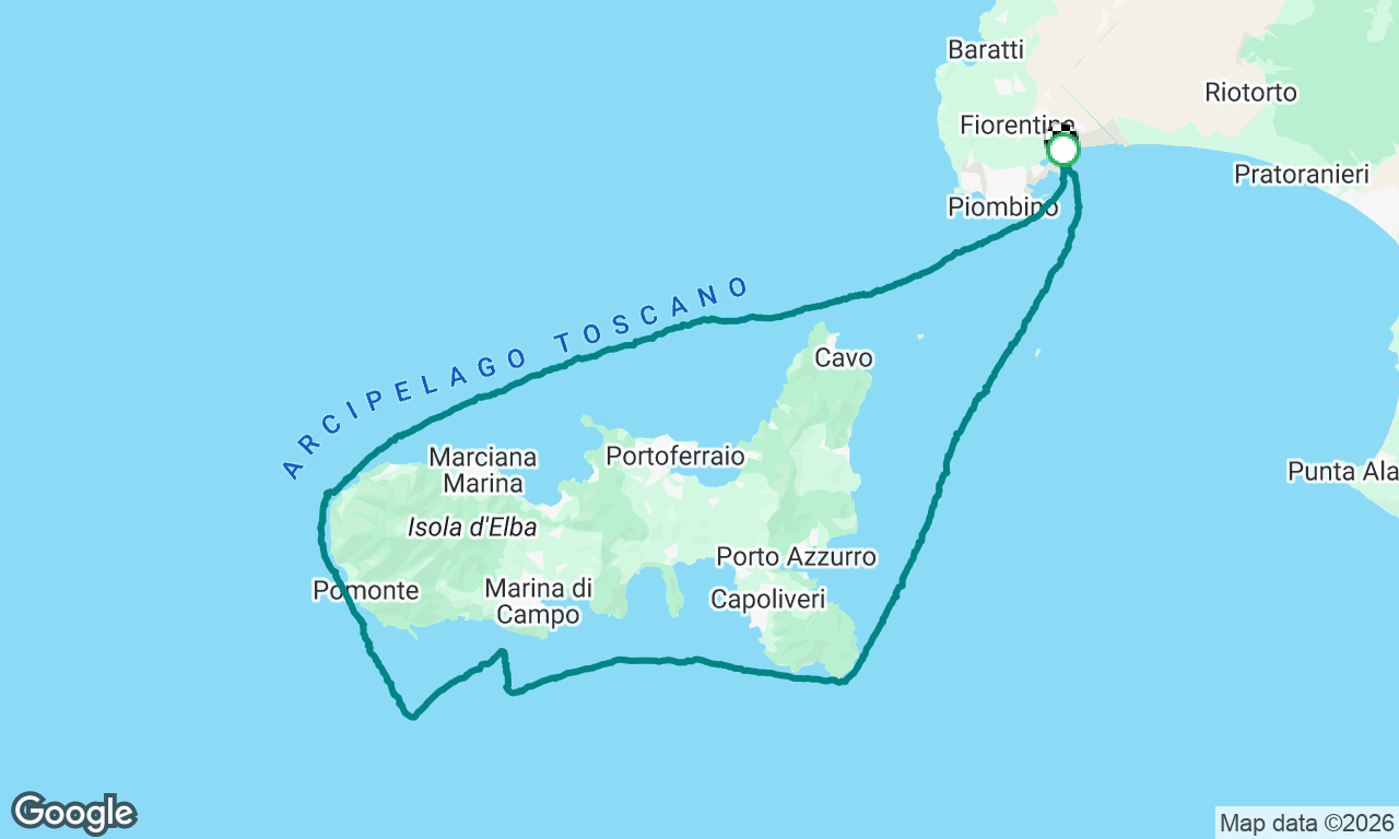 Elba round, counterclockwise