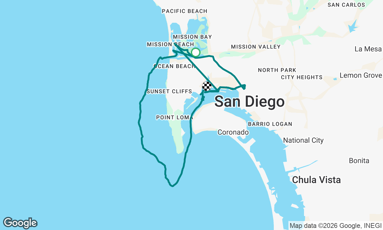 mission bay to harbor island sail