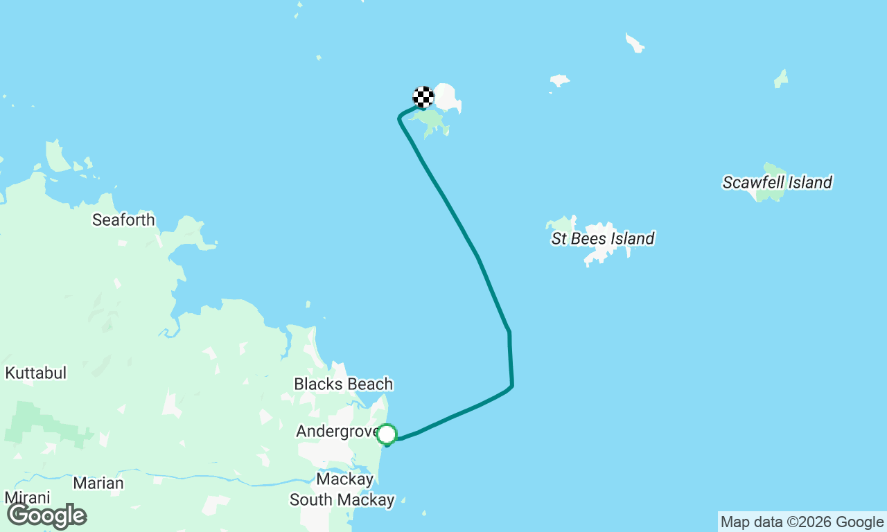 Mackay to Brampton Island