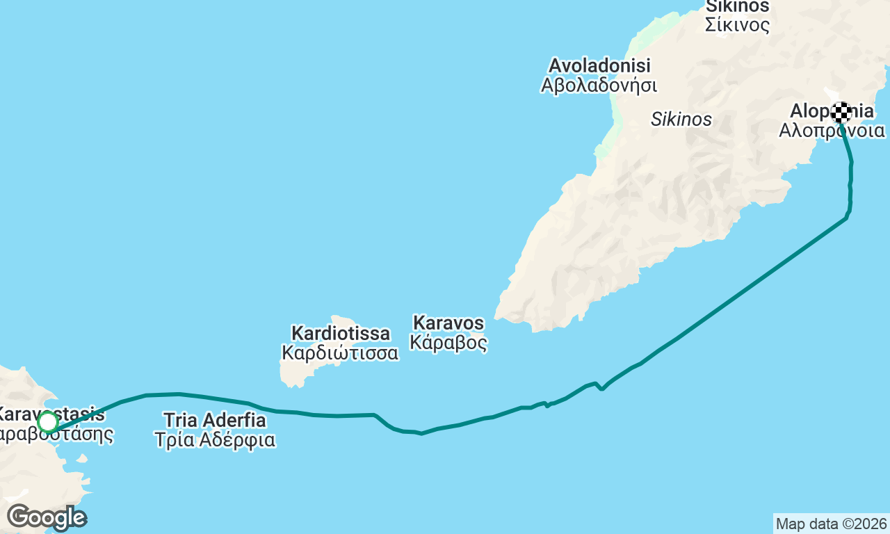Voyage map