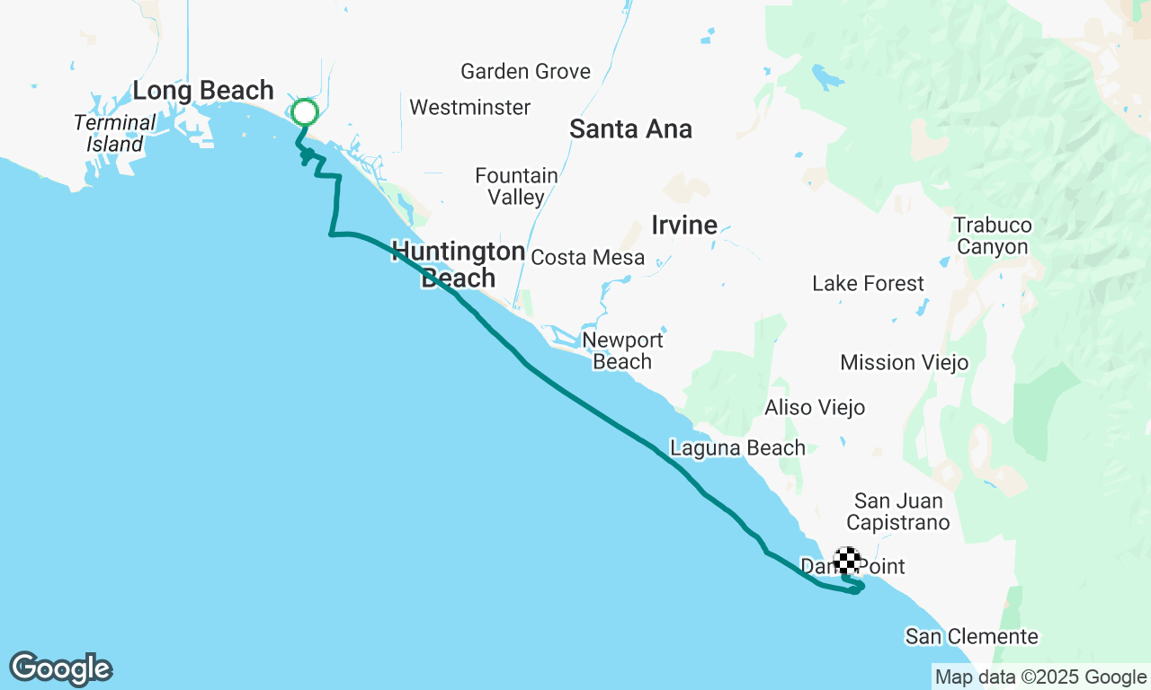 DYC Race from Seal Beach to Dana Point on Firewater
