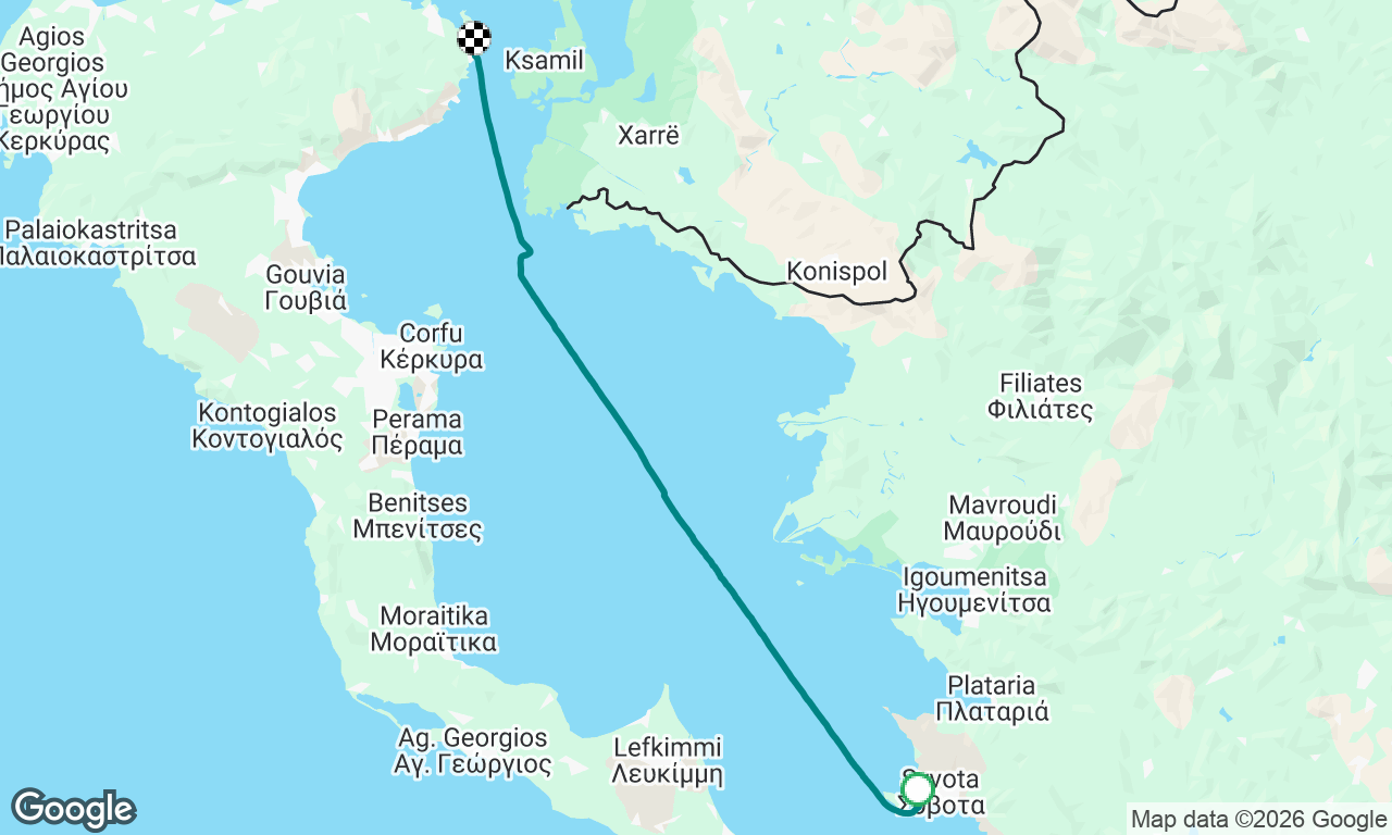 Voyage map