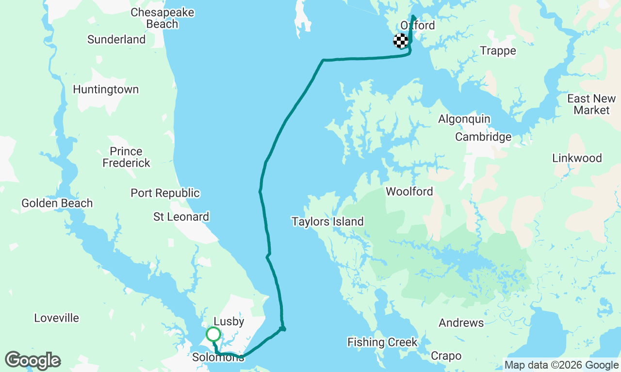 Solomons to Oxford Race 2026 & part delivery back