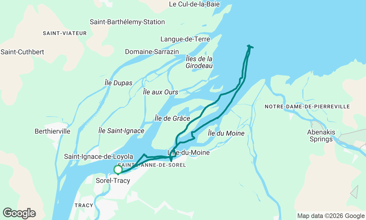 Voyage map