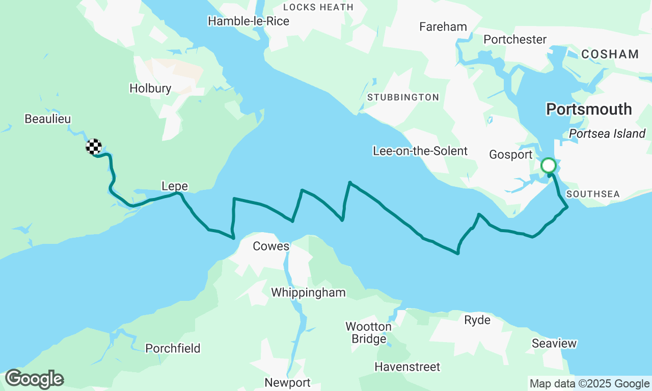 DS Day 3 - Haslar Marina, Portsmouth Harbour to Bucklers Head, Beaulieu River