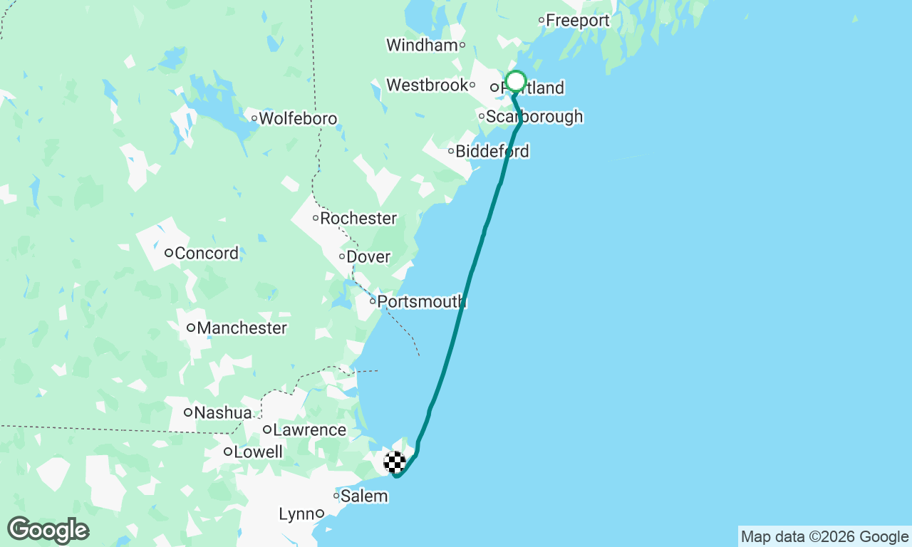 Portland to Gloucester