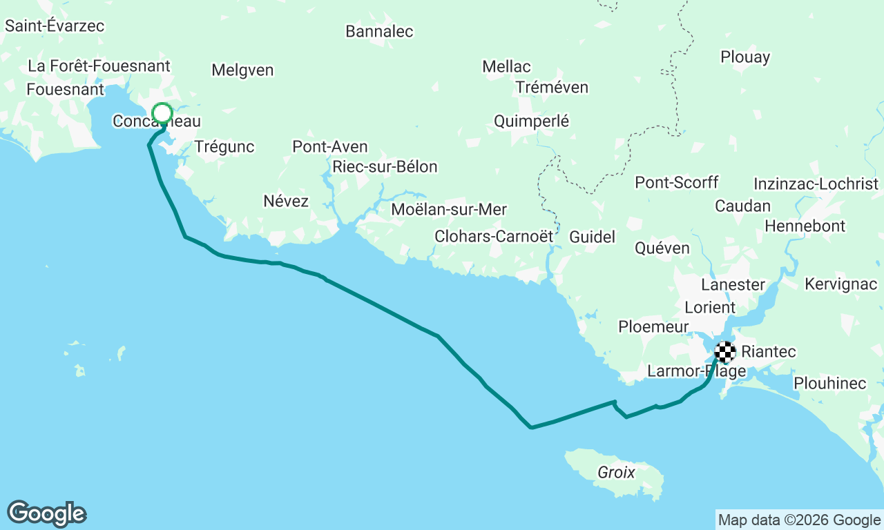 Concarneau to Port Louis, L’Orient