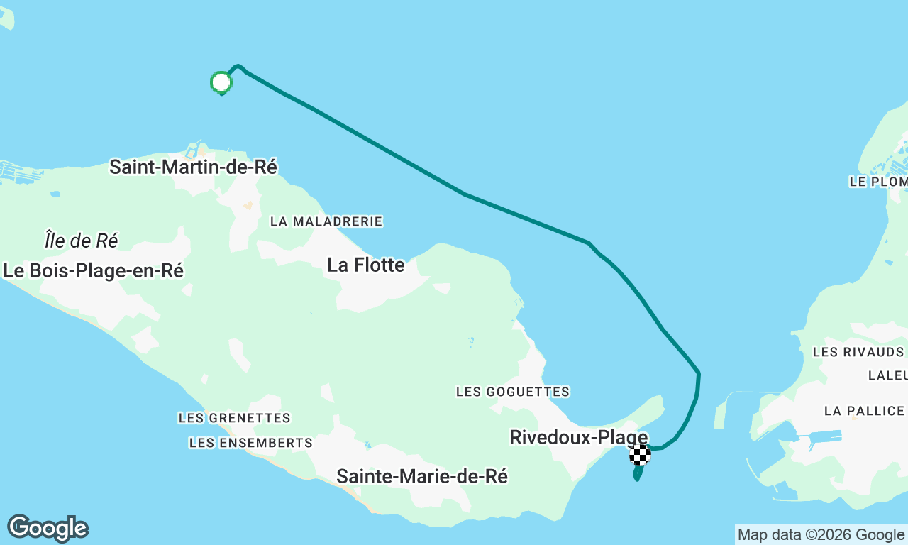 Saint Martin to La Rochelle anchorage