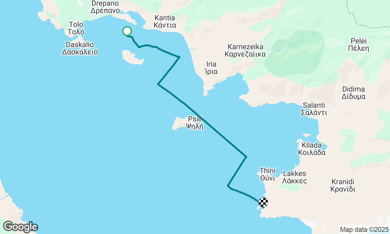 Voyage map