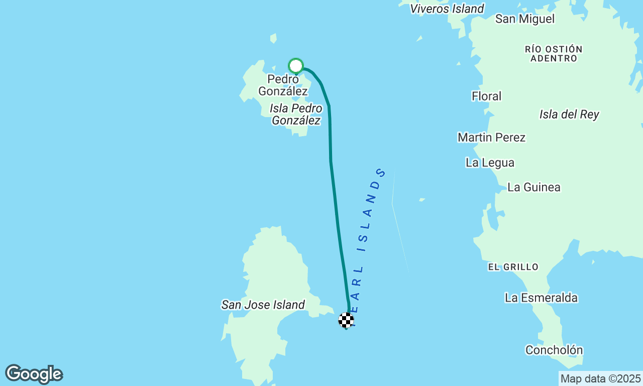 Isla Pedro Gonzales to Isla San Jose (Perlas Panama) 
