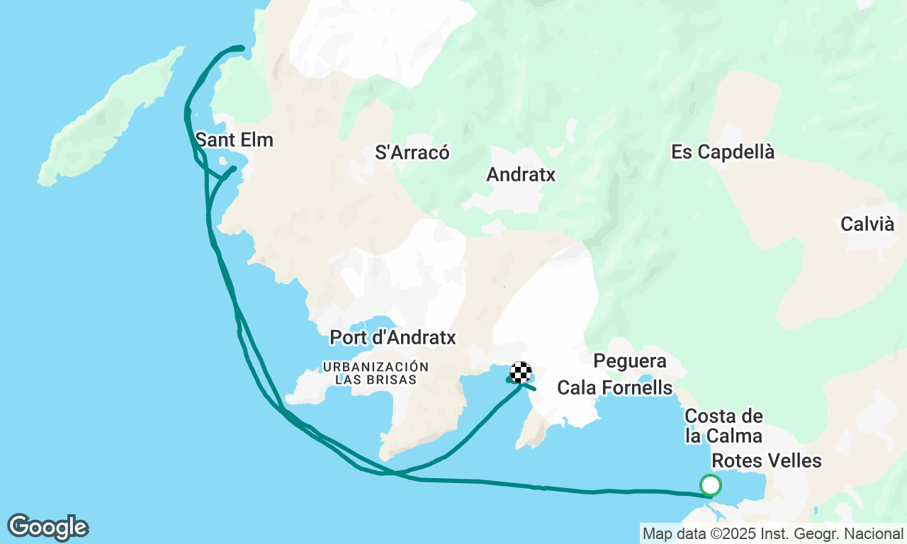 west of Palma