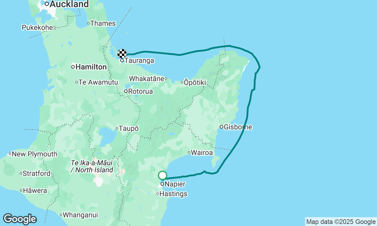 Napier to Tauranga