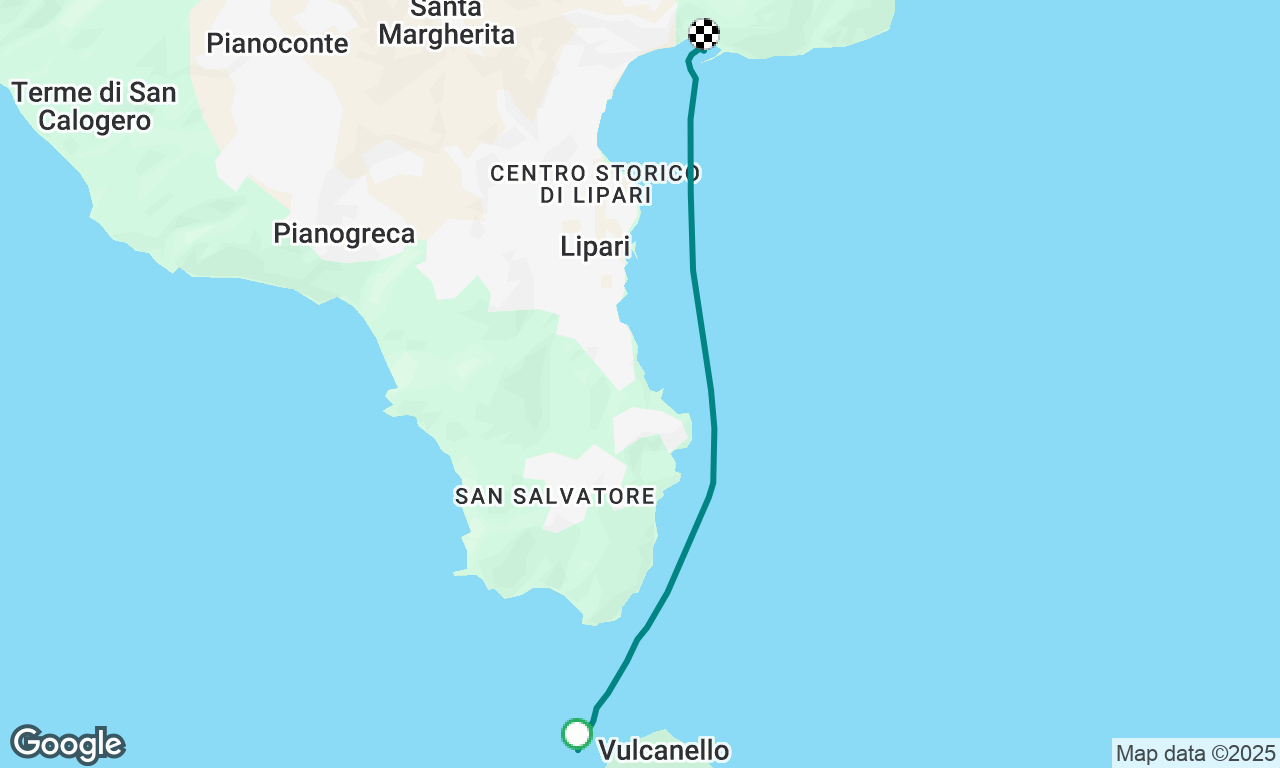 Vulcano to Lipari
