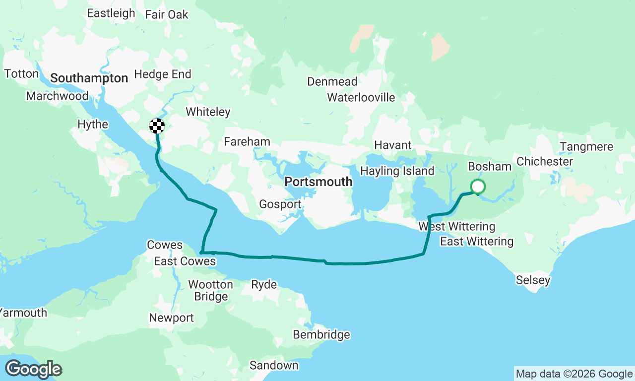 West Itchenor to Port Hamble