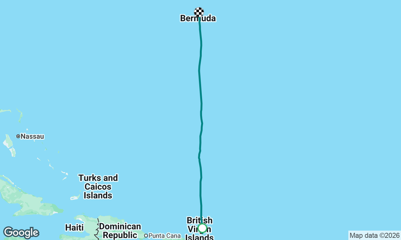 Crossing BVI’s - Bermuda