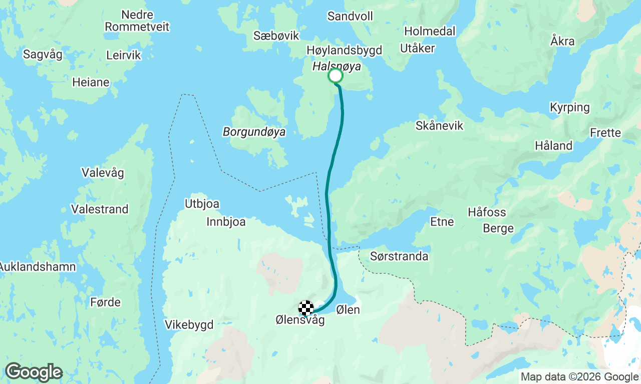 Voyage map