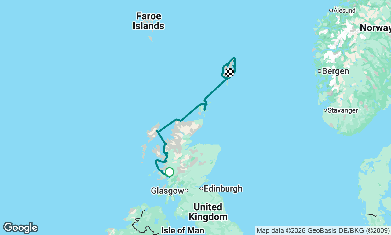 Outer Hebrides to Shetland